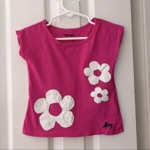 𝅺DKNY|BABY girl short sleeve shirt/blouse-Size 3T